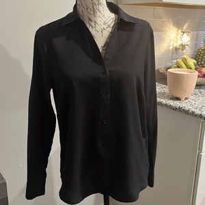 Cute black long sleeve blouse NWOT